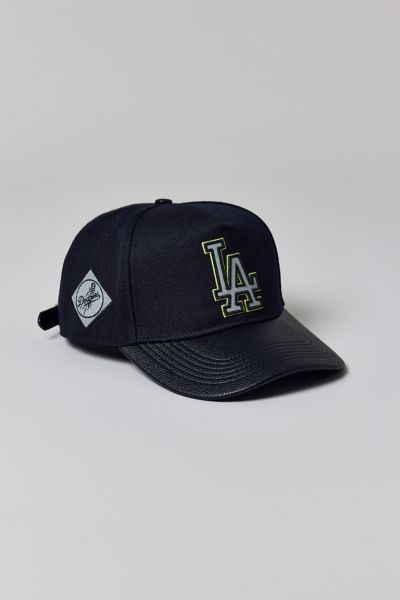 Pro Standard Mlb Los Angeles Dodgers Reflective Logo Hat In Black, Men's At Urban Outfitters In Black