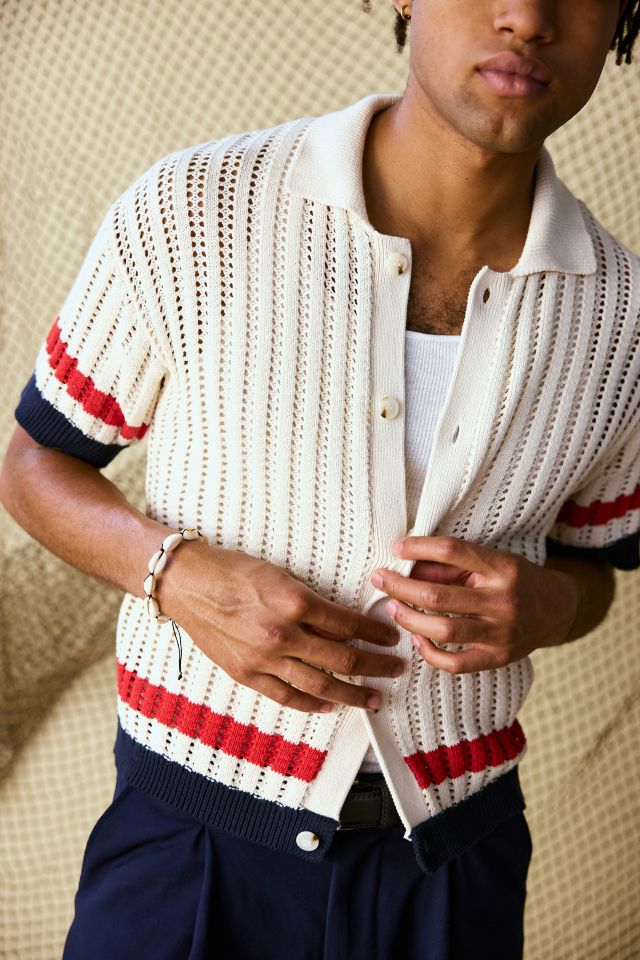 UO Norwich Tipped Short Sleeve Polo Sweater #1