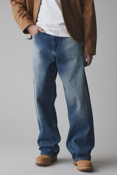 Bdg Nitro Bleached Out Baggy Fit Jean In Bleach Pattern, Men's At Urban Outfitters In Bleach Pattern