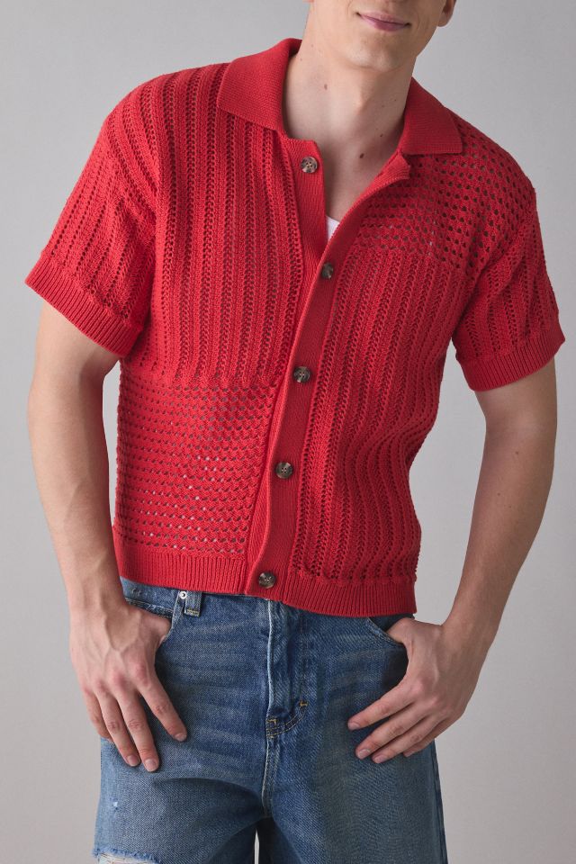 UO Norwich Patchwork Polo Sweater #3