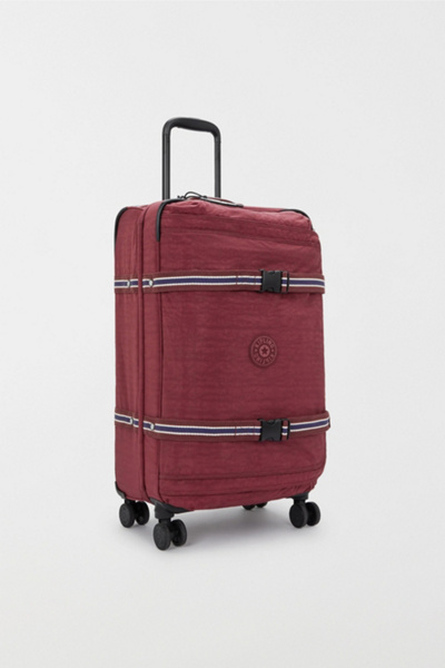 Kipling Spontaneous Nylon Rolling Luggage In Lounge Wine, Women's At Urban Outfitters