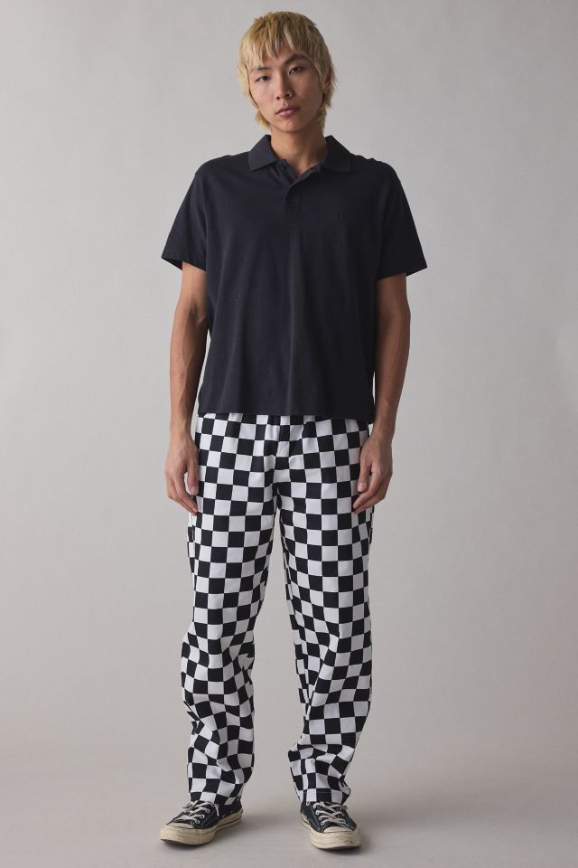 Cookman X Fatburger Checkerboard Cotton Chef Pant | Urban