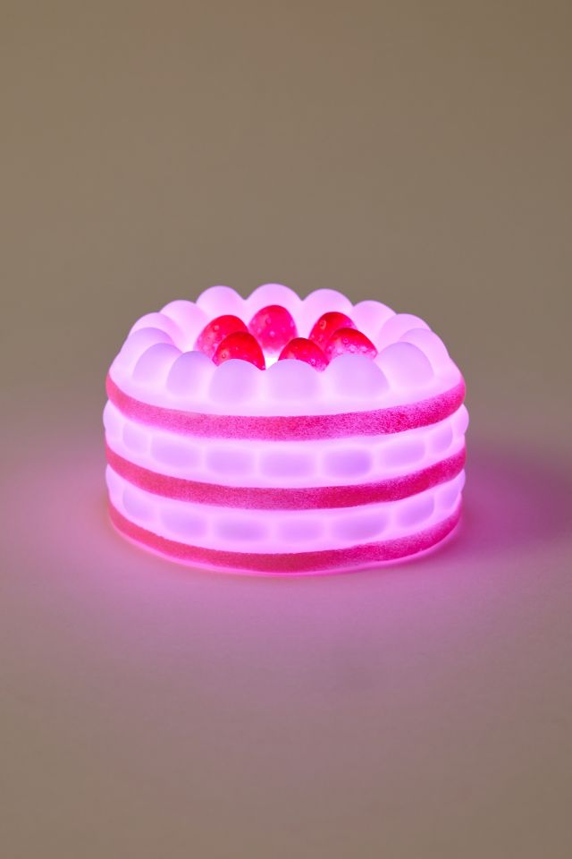 Decadent Cake Shape Portable Vinyl LED Table Lamp #3