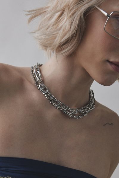 【2plan】23FW★ [MADE] 037 Shadow mix necklace London Skyline Necklace – Erica Sara Designs