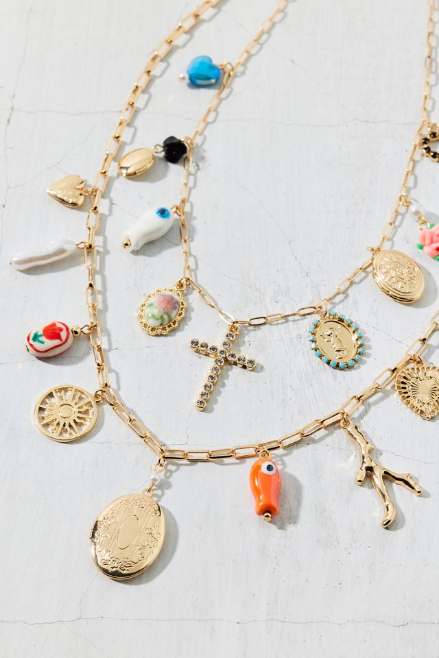 Amalfi Layering Charm Necklace Set #2