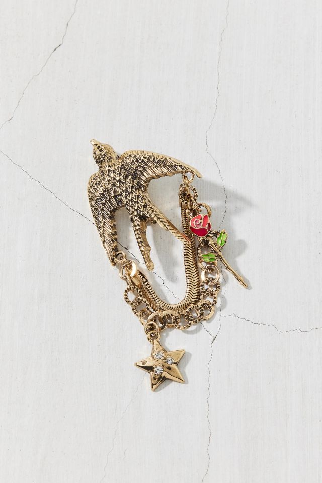 Birds Of A Feather Chains & Charms Brooch #1