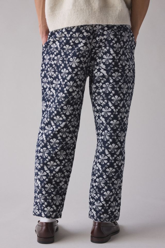 Wax London Kurt Floral Jacquard Pant #1