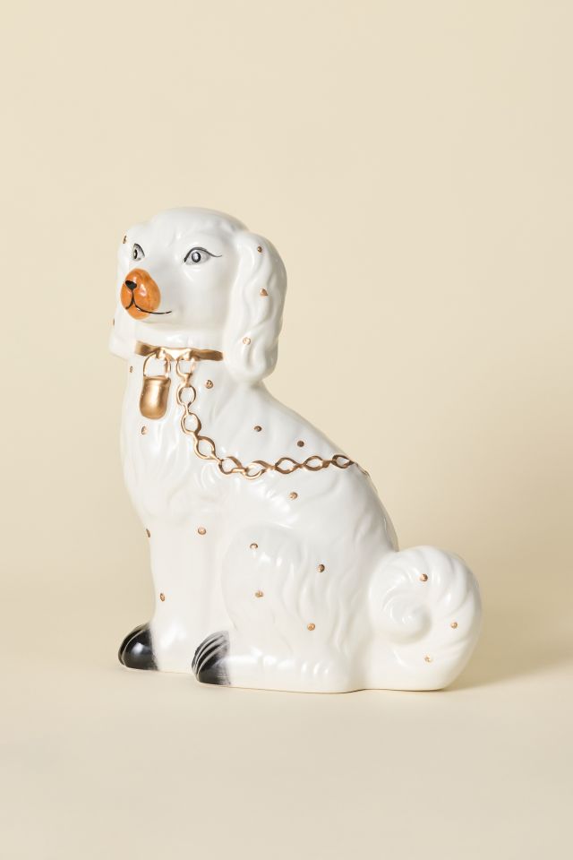 Staffordshire Dog Ceramic Sculpture #1