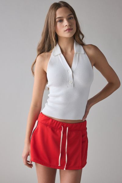 BDG Serena Collared Sweater Halter Top