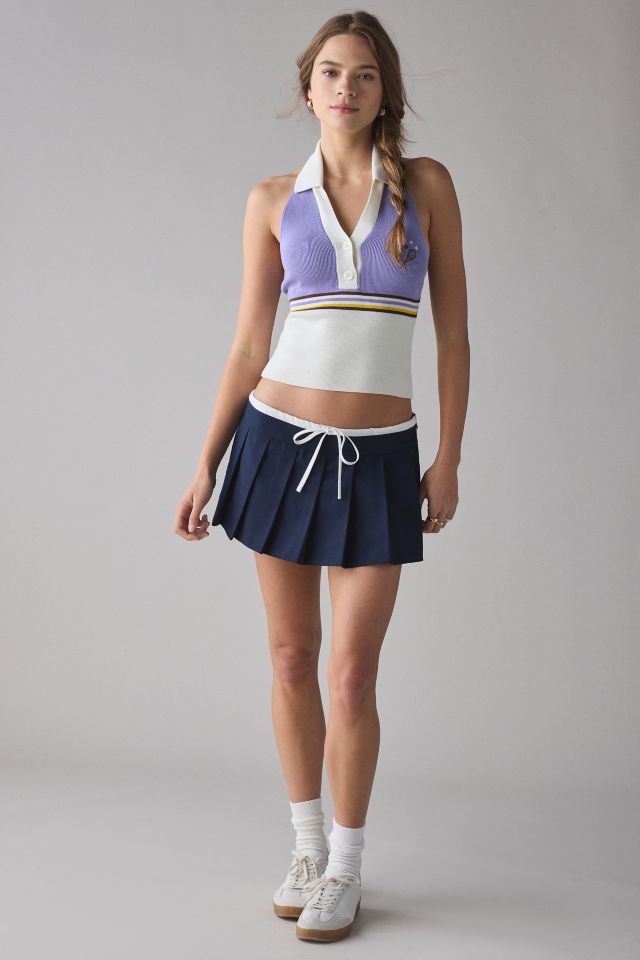 Haut Halter Chandail à Col Serena BDG #1