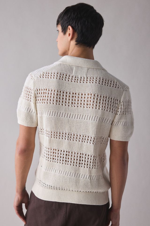 Wax London Siena Knit Polo Shirt #1