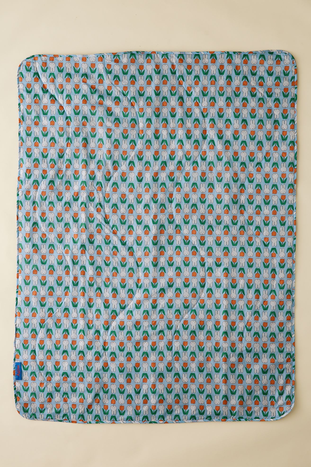 BAGGU & Miffy Puffy Quilted Picnic Blanket - Tulip Miffy - UO Exclusive, Regular, ONE SIZE