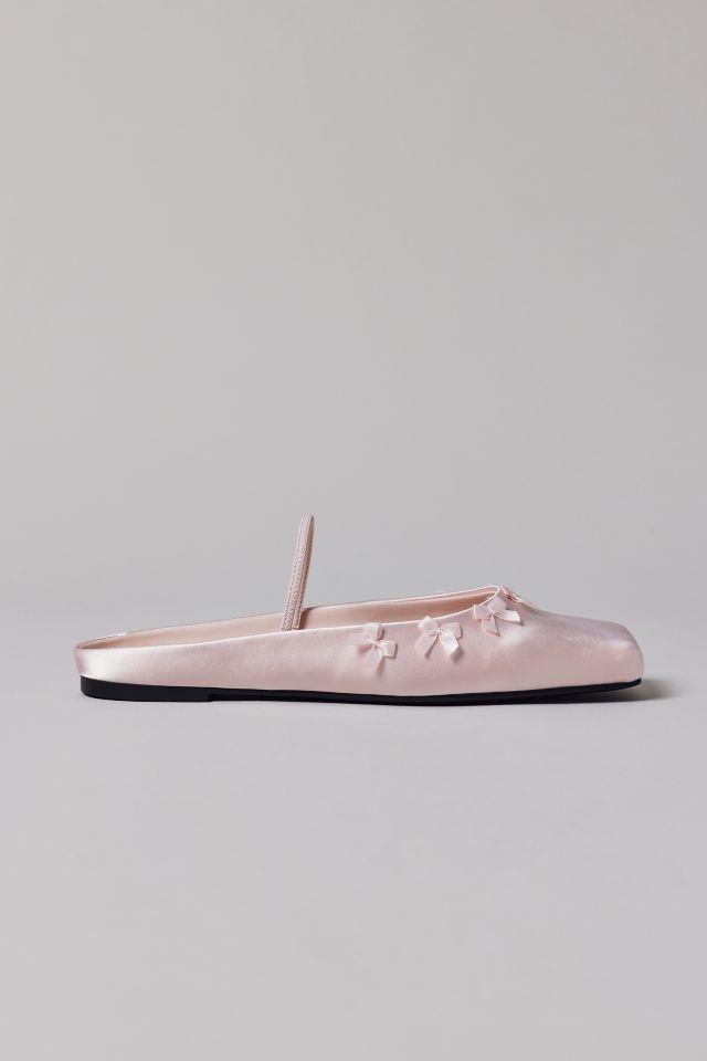 ★CHARLES&KEITH★Double-Bow Pointed-Toe Mules/送料込 Black Bow Square-Toe Ballet Mules - CHARLES & KEITH SG