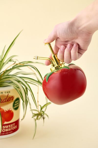 Bando Ban. Do Tomato Shape Ceramic Plant Mister In Red At Urban Outfitters