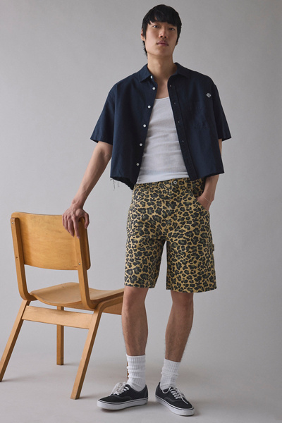 Stan Ray Big Job Leopard Pattern Short | Urban Outfitters