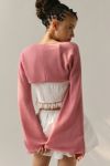 ReMADE By UO Remnants Textured Knit Shrug Top