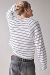 ReMADE By UO Remnants Striped Raglan Tee