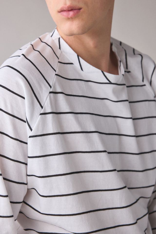 ReMADE By UO Remnants Striped Raglan Tee #3