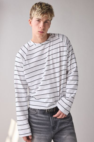 UO Vertical Stripe Long-Sleeve Tee | Urban Outfitters