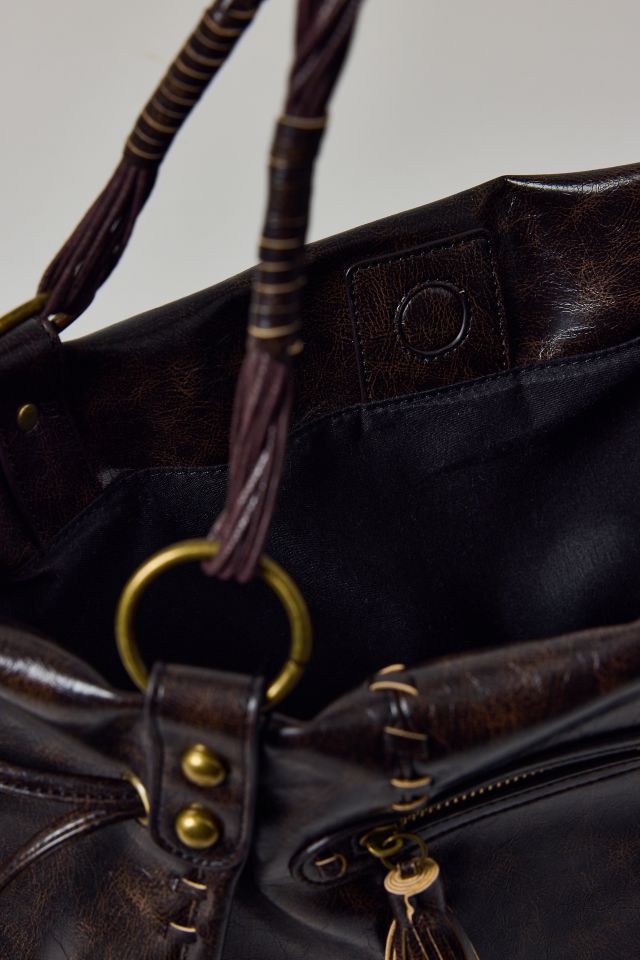 Silence + Noise Washed Faux Leather Tote Bag #4