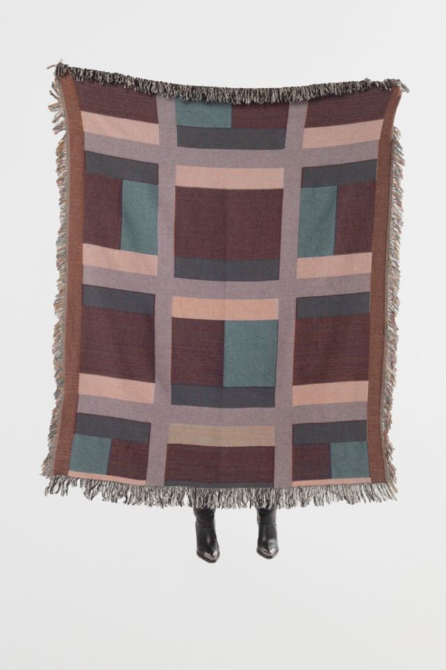 Clr Shop Quilted Woven Throw Blanket