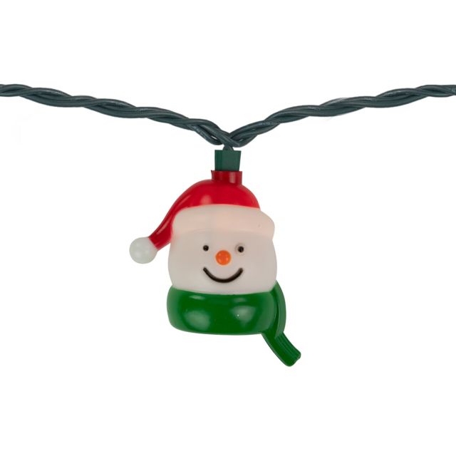 Snowman Heads 7ft String Lights #4