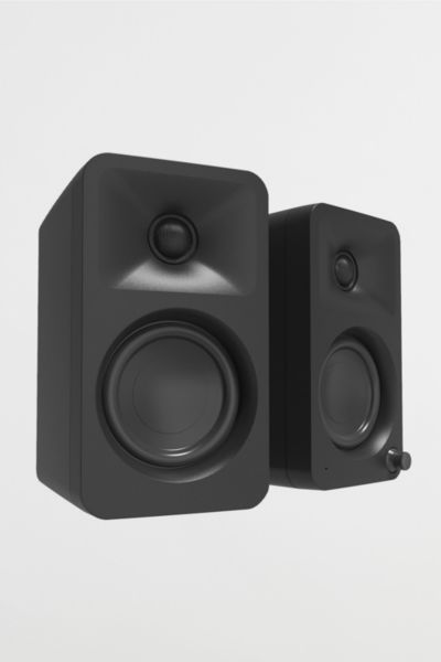 KANTO ORA POWERED BLUETOOTH DESKTOP SPEAKERS IN BLACK AT URBAN OUTFITTERS 