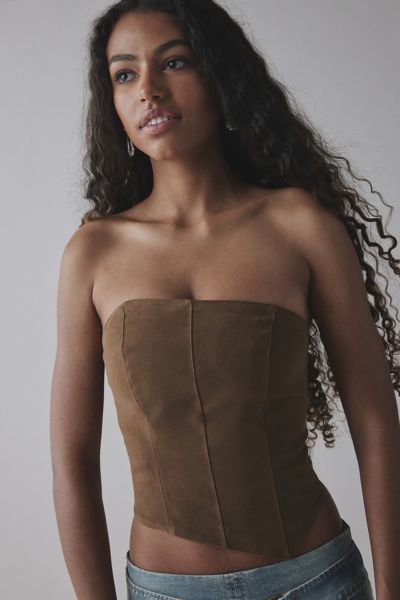 UO Zoe Strappy Open-Back Tube Top