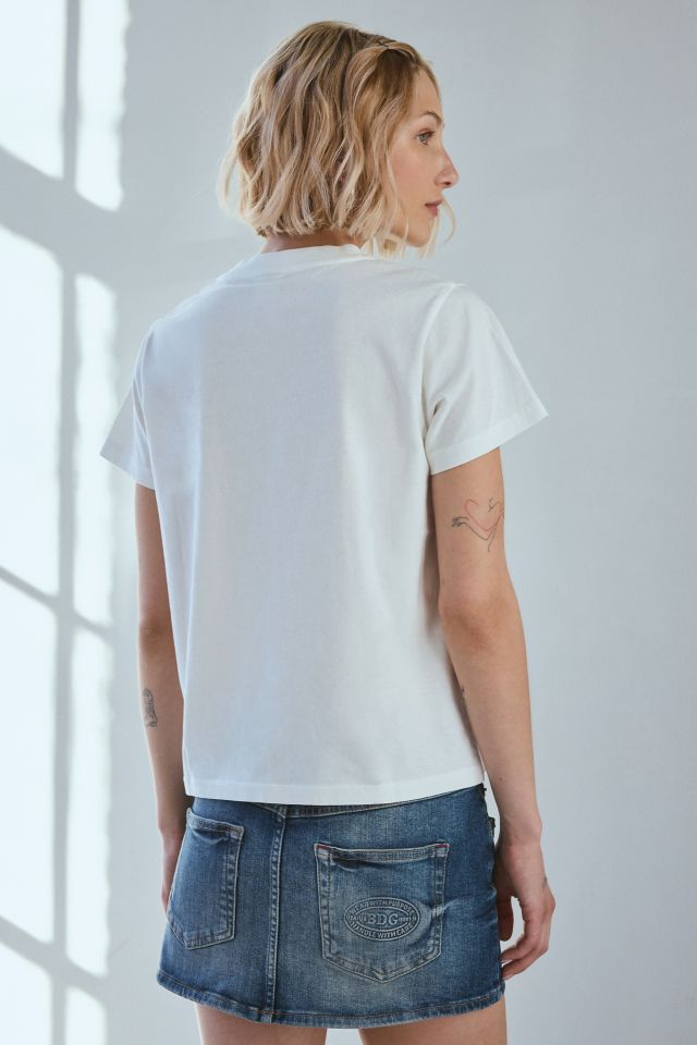 T-shirt ajusté avec appliqué graphique I Heart City #2