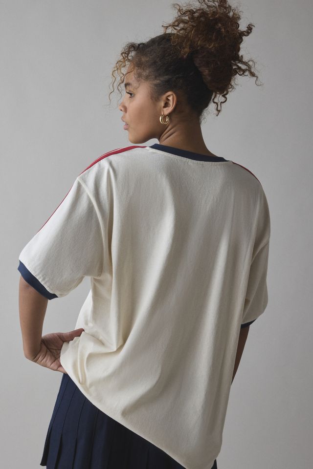 1998 France Oversized V-Neck Jersey Tee #2