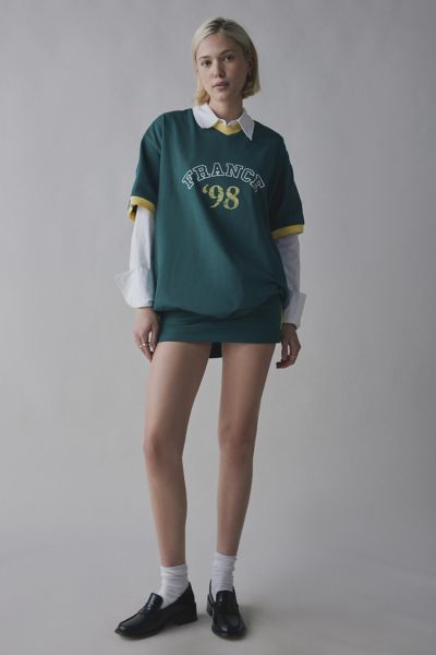 1998 France Oversized V-Neck Jersey Tee Product Page