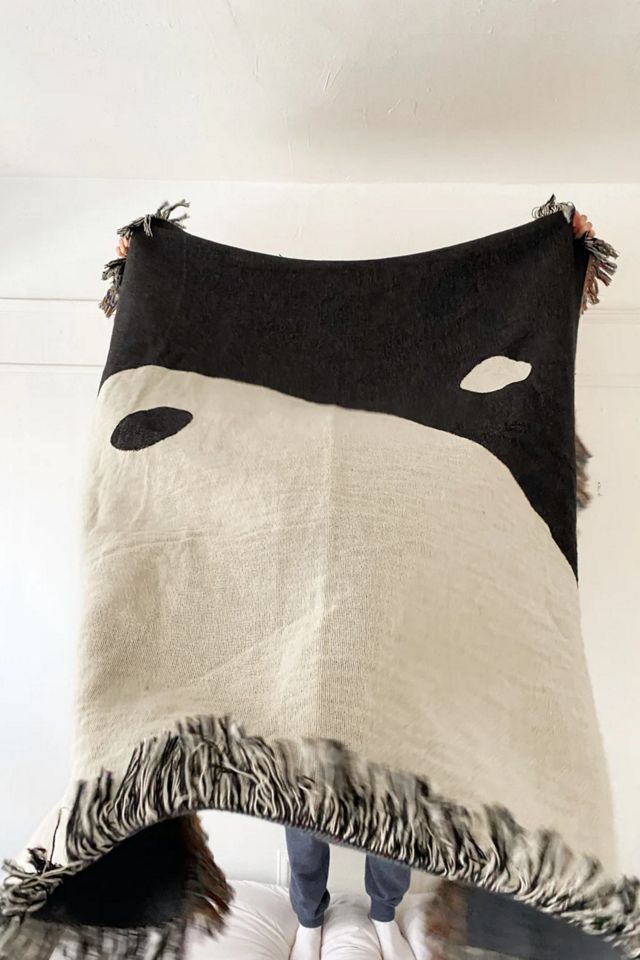 Clr Shop Yin Yang Woven Throw Blanket #2