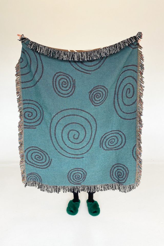 Crl Shop Twirls & Swirls Woven Throw Blanket #1