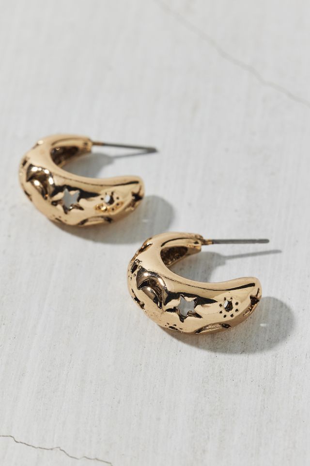 Ella Celestial Star Hoop Earring #1