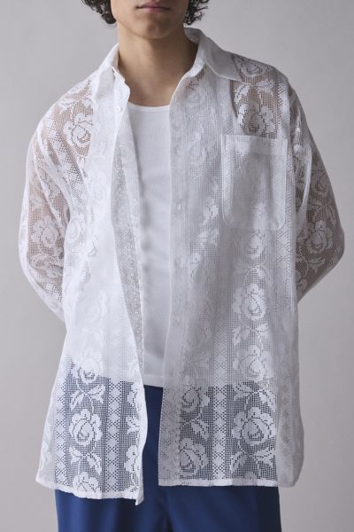 David Catalán Lace Long Sleeve Shirt