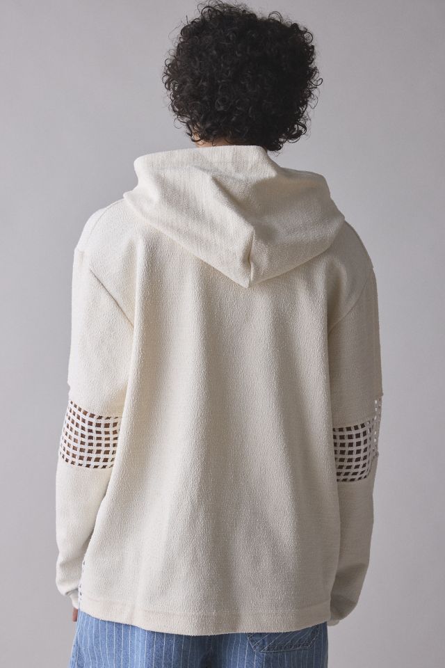 David Catalán Crivo Lace Hoodie Sweatshirt #1