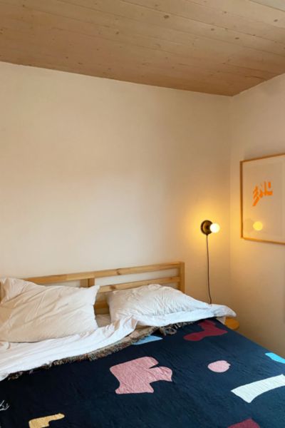 Clr Shop Ctrl Shop Abstract Form Woven Throw Blanket In Midnight At Urban Outfitters