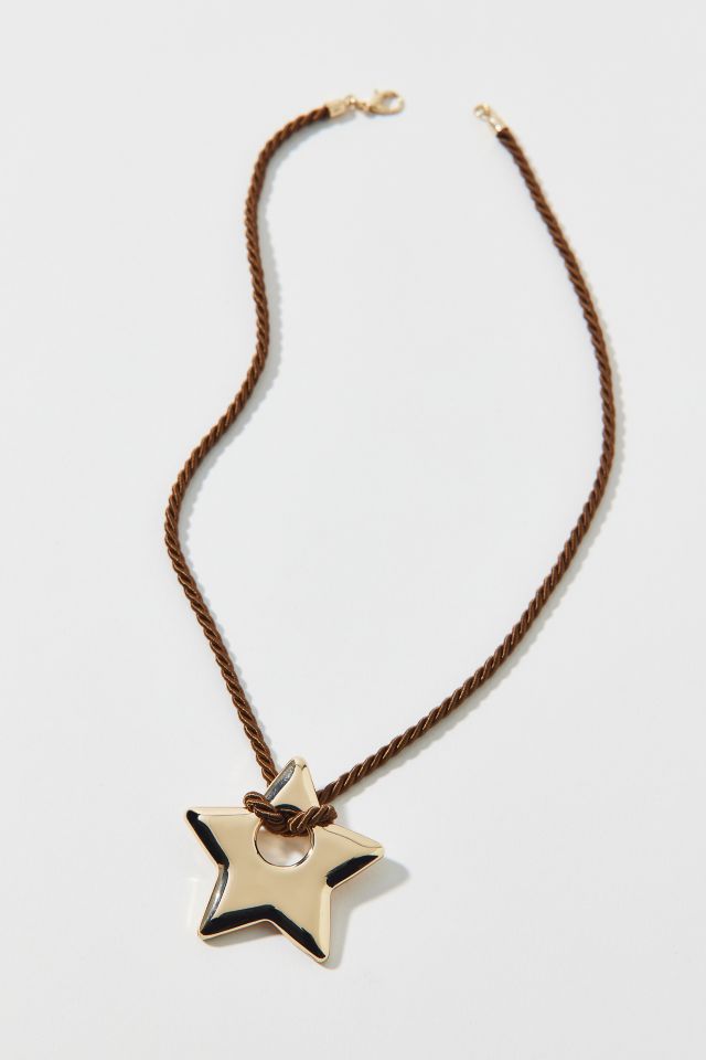 Collier Cordon avec Pendentif Étoile en Métal Jade #1