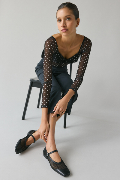 Vagabond Shoemakers Delia Mesh Mary Jane Flat | Urban Outfitters