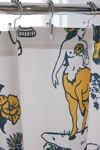 The Whiskey Ginger  Zodiac Toile Pattern Shower Curtain