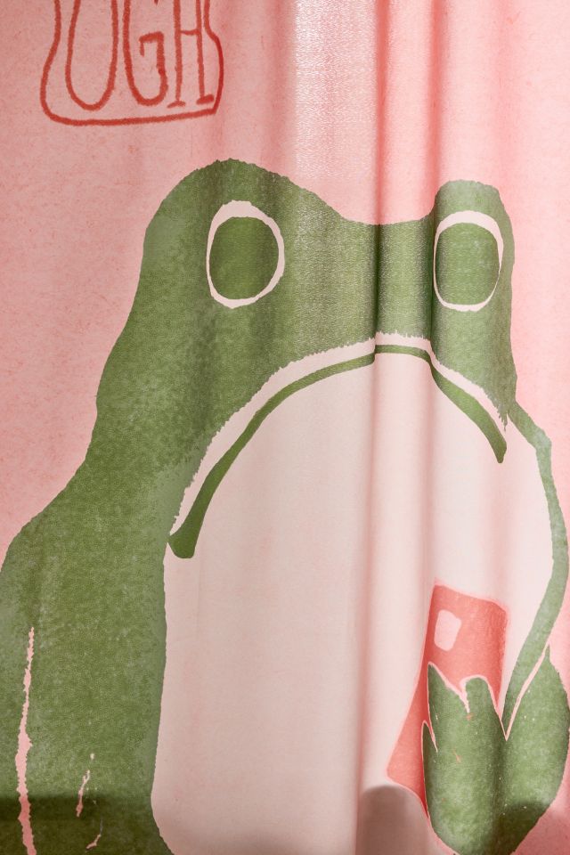 Laura Graves  Ugh Matsumoto Hoji Frog Shower Curtain #1