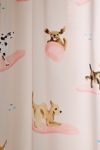 Sabina Fenn Illustration For Deny Dogs Surfing Shower Curtain
