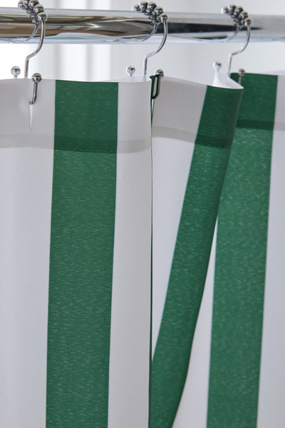 Honor And Obey Trent Stripe Shower Curtain - Thumbnail 3