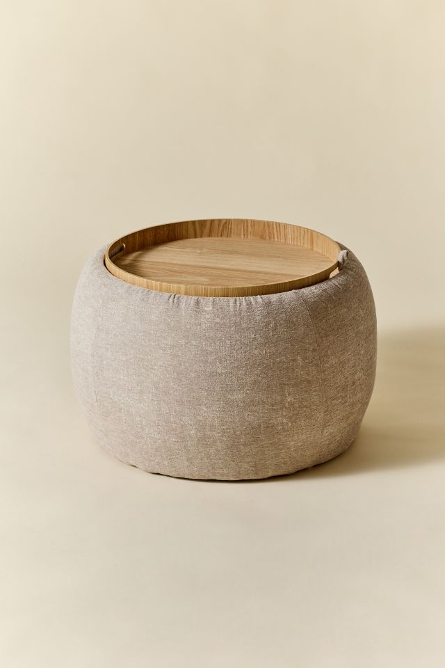Bri Storage Floor Pouf #3