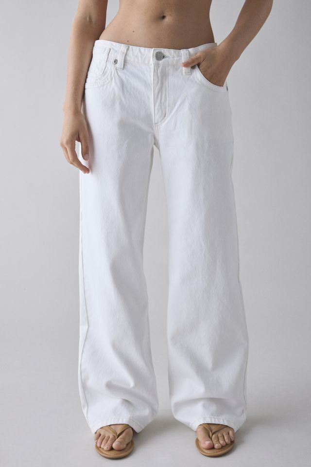 Abrand X Rip Curl White Wash 99 Low-Rise Baggy Jean