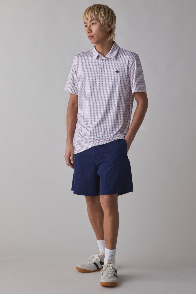 Lacoste Golf Performance Patterned Polo Shirt #2