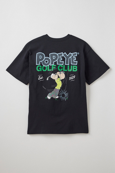 クラブ popeye310 Popeye Golf Club Cotton Graphic Tee | Urban Outfitters
