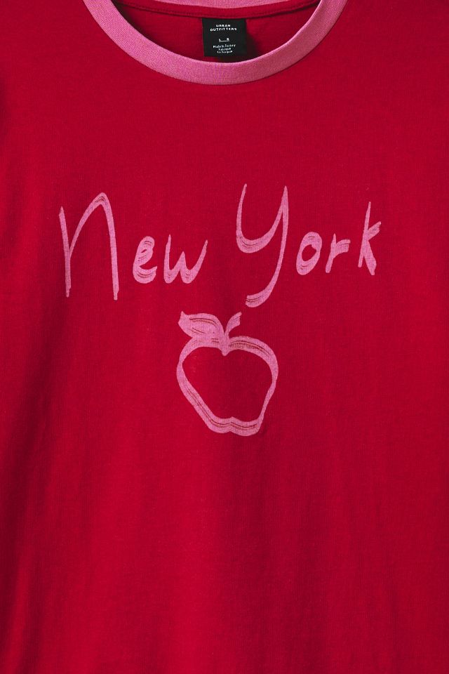 New York Graphic Ringer Tee