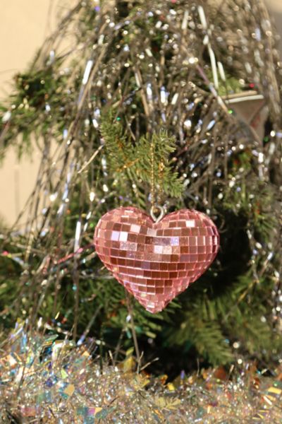 Sofiest Designs Disco Heart Keychain & Ornament