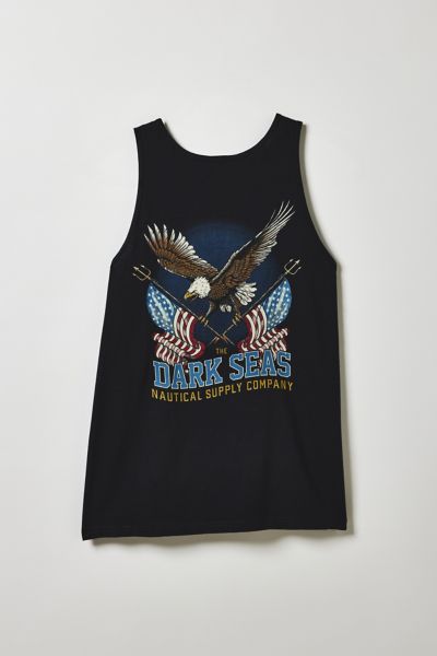 Dark Seas Unified Graphic Tank Top In Black, Men's At Urban Outfitters